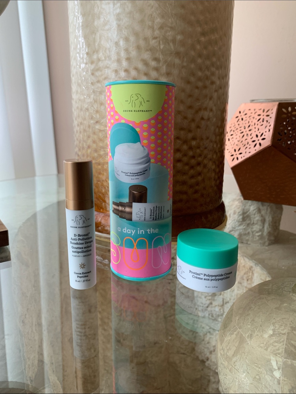 Drunk Elephant A Day in the Sun: D-Bronzi and Protini Cream Duo Kit